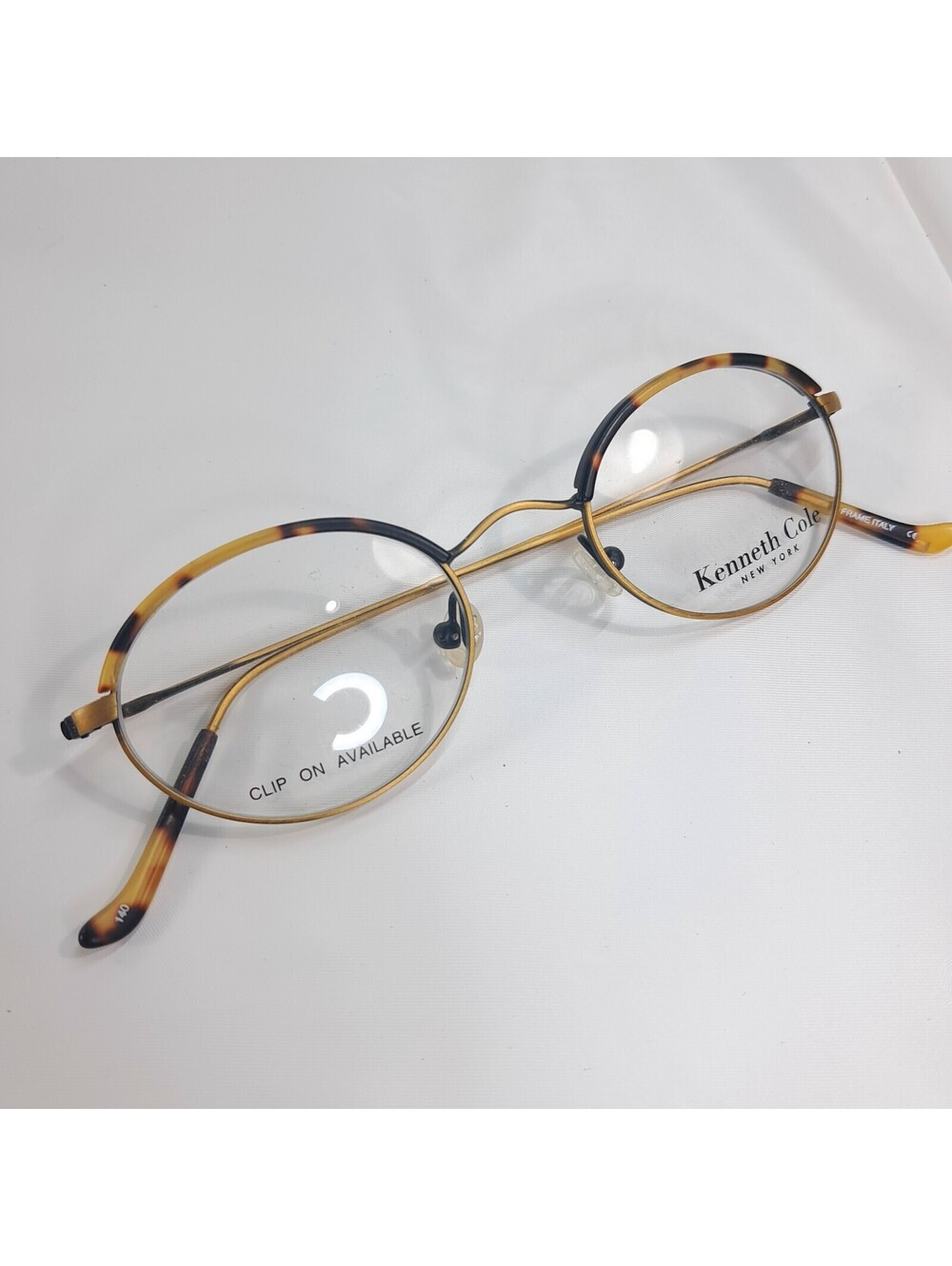 Kenneth Cole Eyeglasses Frames Undercover 401 Tortoise shell 45-20-140 round men